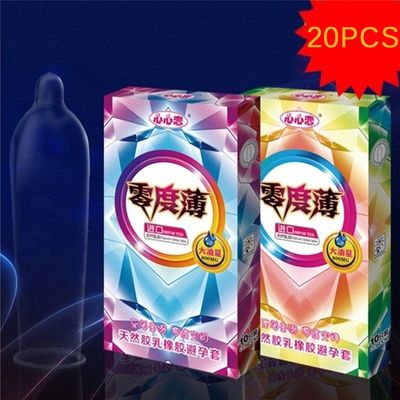 20Pcs/3pcs Ultra-thin Men Condoms Adult Sex Products Condoms With Full Oil, Retail Package Condom Safe Contraception Hot Sale