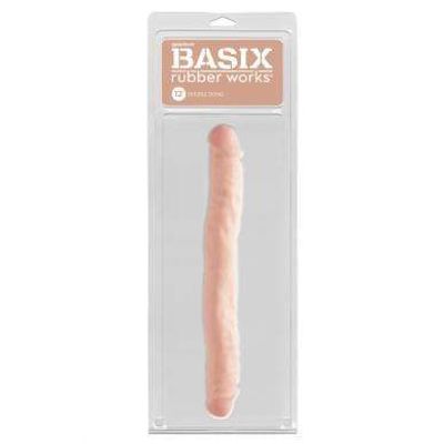 Pipedream - Basix Rubber Works Double Dong 12" (Beige)