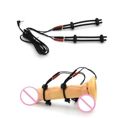 Electro Shock Accessories,Electrical Stimulator Penis Ring,Bead E-stim Massage Cock Rings,Adult Sex Toys For Men Masturbator