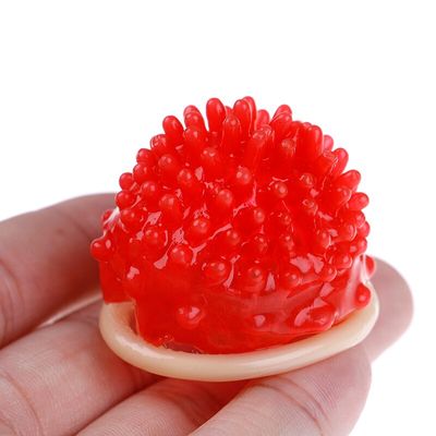 5PCS/1PCS 3D Ribbed Dotted Flower Condoms Ultra Thin Condoms Spike Latex Lubricated Grease Rubber For Men Delay Thorned Condom