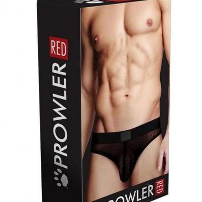 Prowler Red Fishnet Assless Brief Blk Lg