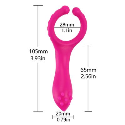 1 x Vibrating Clip New Silicone G spot Stimulate Vibrators Dildo Nipple Clip Masturbate vibrator Adults Sex Toys sex toys men 18