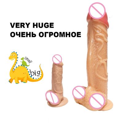 Big Dildo for Women Huge Dildo Realistic Penis Member On Sucker Cock Realistic Toys for Adults Gay