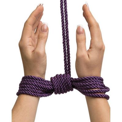 Fifty Shades Freed - Want to Play Silk Rope 10 m (Purple)