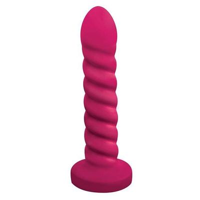 Curve Novelties - Remote Control Gossip Soft Swirl Silicone Vibrator Platinum Edition (Pink)