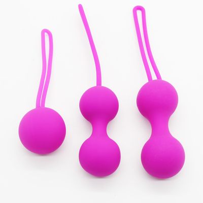 Safe Silicone Kegel Balls Vagina Tighten Training Exercise Gadget Sex Toy for Women Ladies Running Yoga Geysha Ball