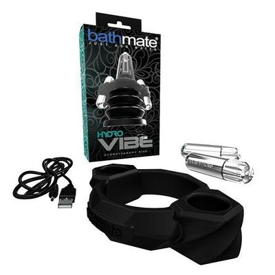 Bathmate - Hydro Vibe Hydrotherapy Ring Penis Pump Accessory (Silver)