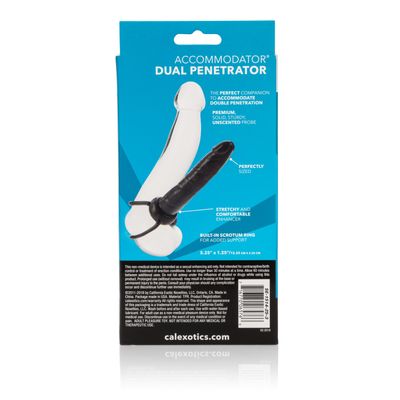 California Exotics - Accommodator Dual Penetrator Dildo (Black)