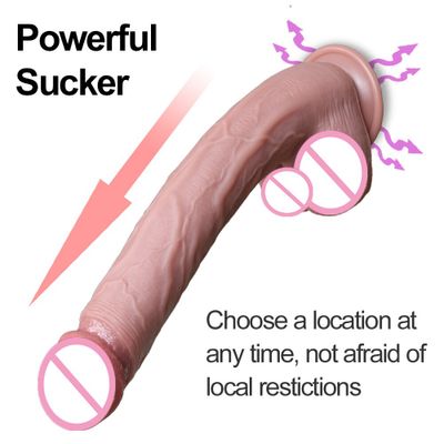 Super huge large very soft and realistic dildo double silicone material artificial penis big cock huge diido sex toys for women