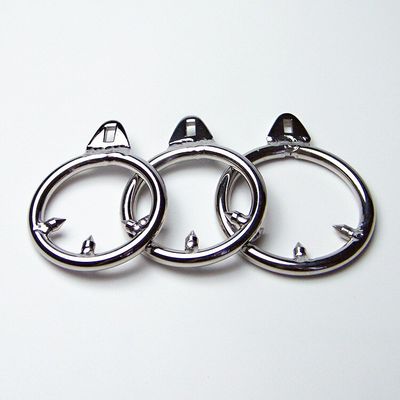 DIY Only Spiked Accessory Ring for Metal Ring Design Male Chastity Device Penis Ring Vent Hole Cock Cage Sex Toys