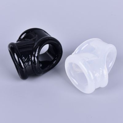 1PCS Cock Ring Penis Ring Soft Scrotum Sleeve Ball Stretcher Male Penis Cock Ring Time Delay Toys For Man Sex Toys