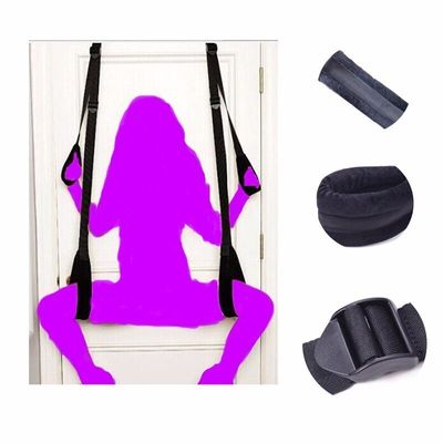 YEAIN Black Appeal Accessories Restraint Fetish Bondage Love Hanging Door Swing Chairs Sex Toys Sm Games For Woman Man Couples