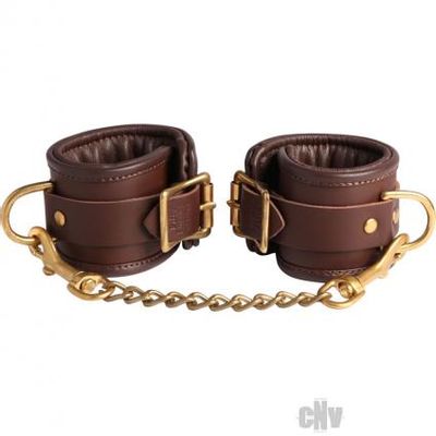 Red Room Ankle Cuffs Brown