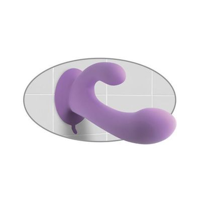 Pipedream - Fantasy For Her Duo Pleasure Wallbang Her Suction Cup Dildo (Purple)