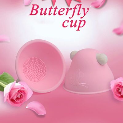 A Pair Breast Enlarge Vibrator Sex Toys for Adults Women Nipple Sucker Clamps Pump Erotic Intimate Goods Sex Product Shop