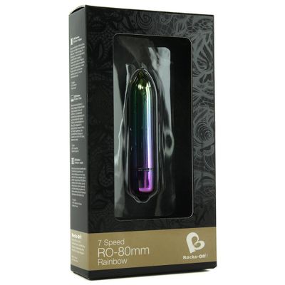 RO-80mm 7 Speed Rainbow Bullet Vibe