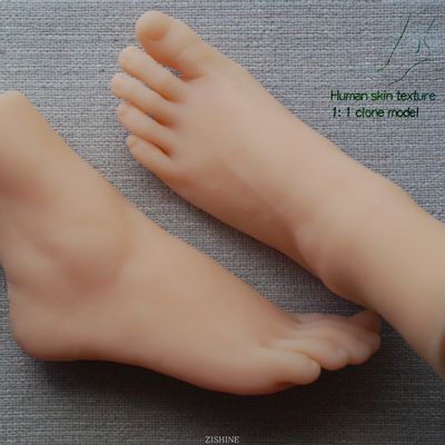 Foot Model for Manicure Practice Movie Props Rubber Fake Nail Display Tarsel Bone Ankle Plastic Silicone Female Female Male 3605