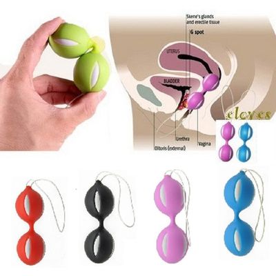 Female Smart Duotone Ben Wa Ball Weighted Female Kegel Vaginal Tight Exercise Training Ball Vibrators Sex Toys For Women