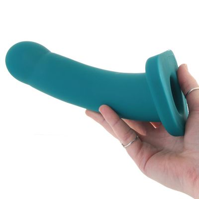 Lennox 8 Inch Vibrating Hollow Silicone Dildo