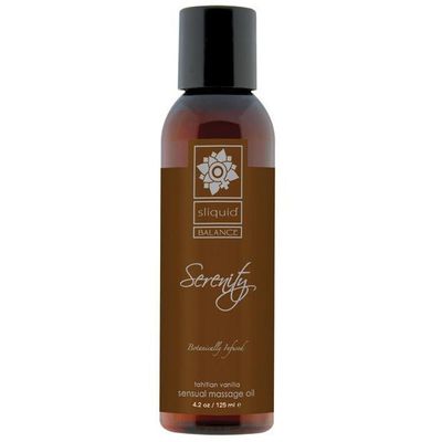 Sliquid - Balance Tahitian Vanilla Serenity Massage Oil 4.2 oz