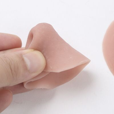 1 Pair Self Suction Reusable Washable Silicone Nipples for Breast Form Crossdresser Cosplay Simulated Breast