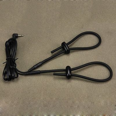 Male Silicone Electro Shock Cock Ring Penis Expander Enlargement Electric Shock Penis Ring Massage Accessories Sex Toys For Men