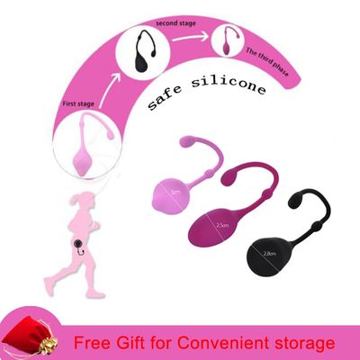 Safe Silicone Smart Kegel Ball Erotic Sex Toy for Women Vagina Tighten Exercise Machine Ben Wa Ball Vibrator Vaginal Geisha Ball