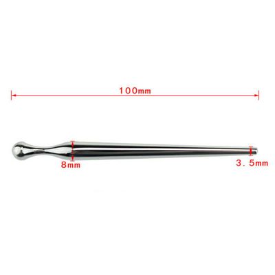 100mm Stainless Steel Penis Plug Urethral Sounds Sex Toys Stretching Male Chastity Device Urethral Dilators Catheters