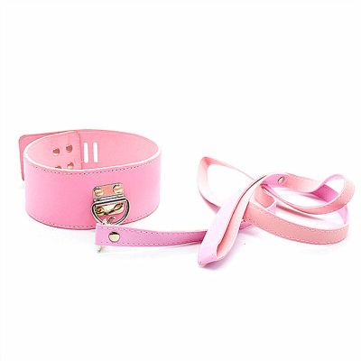 Candiway Pink Series Premium Leather BDSM Bondage Restraint Torture Tool Adult Bedroom Sex Products For Couple