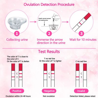 20PCS LH Ovulation Test Strips Ovulation Urine Test Strips LH Tests Strips kit First Response Ovulation Kits Over 99% Acc