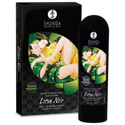 Shunga - Erotic Art Aphrodisia Lotus Noir Sensitizing Gel For Couples 2 oz