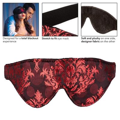 California Exotics - Scandal Blackout Eye Mask (Red)