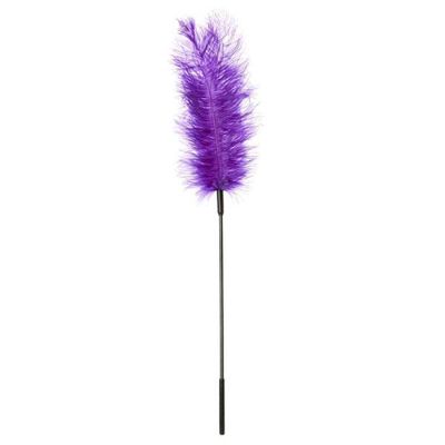 Ostrich feather ticklers -Purple
