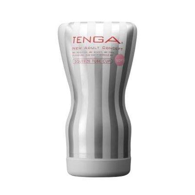 Tenga - New Squeeze Tube Cup Masturbator Soft (White)