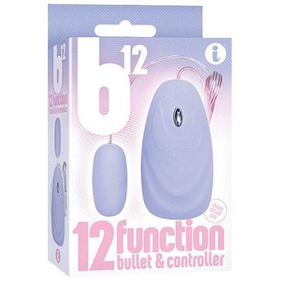 Icon Brands - B12 12 Function Bullet With Wired Controller (Blue)