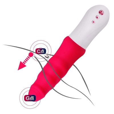 MyToys - My Lover Rechargeable Thrusting Vibrator (Red)