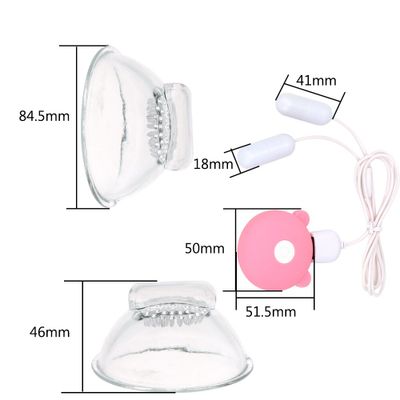 OLO Nipple Sucker Vibrator 10 Frequencies Breast Massager Clitoris Massager USB Recharge Breast Pump Enlarge Sex Toys for Women