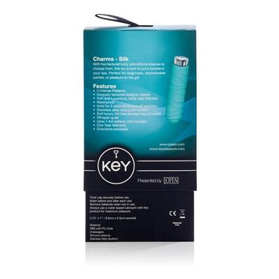 Jopen - Key Charms Petite Vibrator Silk (Blue)