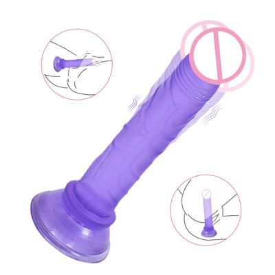 Dildo Anal Toys Realistic Dildo Soft Penis Suction Cup Dildo G Spot Clitoris Anal Butt Adults Sex Toys For Woman