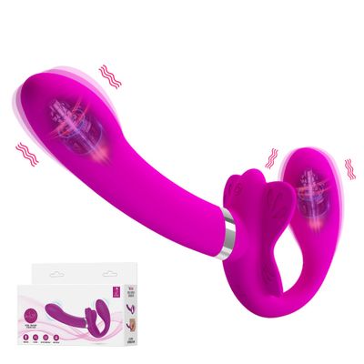BOMBOMDA Dual Head Vibration Dildo Vibrating for Lesbian Woman Vibrador Penis Double Penetration Vibrator Adult Sex Toys Couples