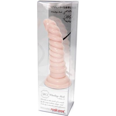 Magic Eyes - Winding Stick Sucker S Dildo (Beige)