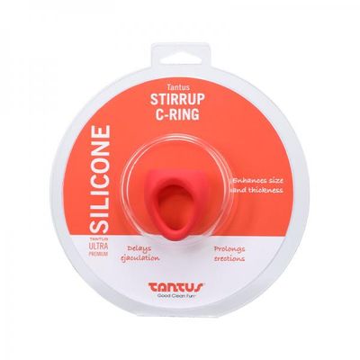 Tantus Stirrup C-ring &#8211; Crimson