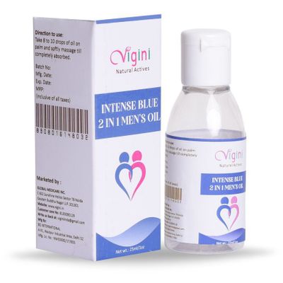 .Vigini + Intense Blue Penis Enlargement 2 in1 Delay Massage Oil Sensual Manhood feel like Tiger King Stud with Lubricant Ling Big Dick John Long Gel Actives Climax Delay Safe than Sandda Japan Oil Spray Cream with Sexual Capsule Tablet Sex for Men