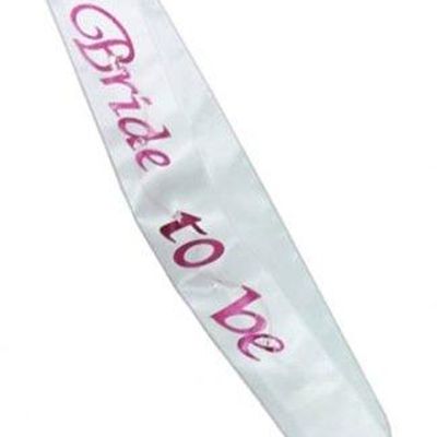 Flashing Bride To Be Sash