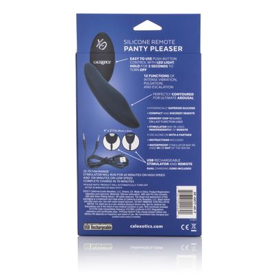 California Exotics - Silicone Remote Panty Pleaser Vibrator (Black)