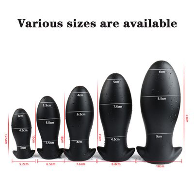 Large Silicone Soft Anal Dildo Butt Plug Prostate Massage Egg Anus Vagina Dilator Adult Erotic Toy  Sex Shops for Couples Women