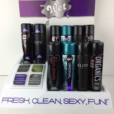 Wet - "Must Haves" Lubricant Countertop Display Set 16pcs with 1 Tester Set (Multi Colour)