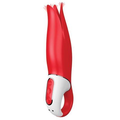 Satisfyer - Vibes Power Flower Clit Massager (Red) - Free Gift