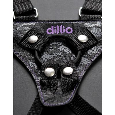 Pipedream - Dillio Strap On Suspender Harness Set 6" (Purple)