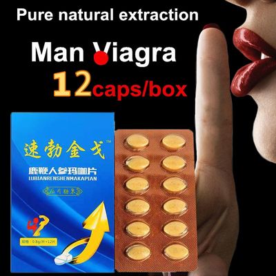 12Pills/box Men Viagra Oyster Enhance Medicine Male Enhancement Penis Erection Sex Products Poppers For Long Sex Erect Tablet